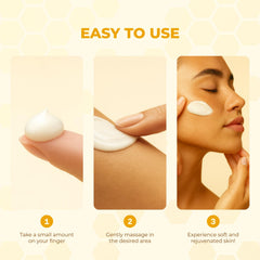 Monier Bee Venom Cream jar open reveals premium formula delivering lasting moisture