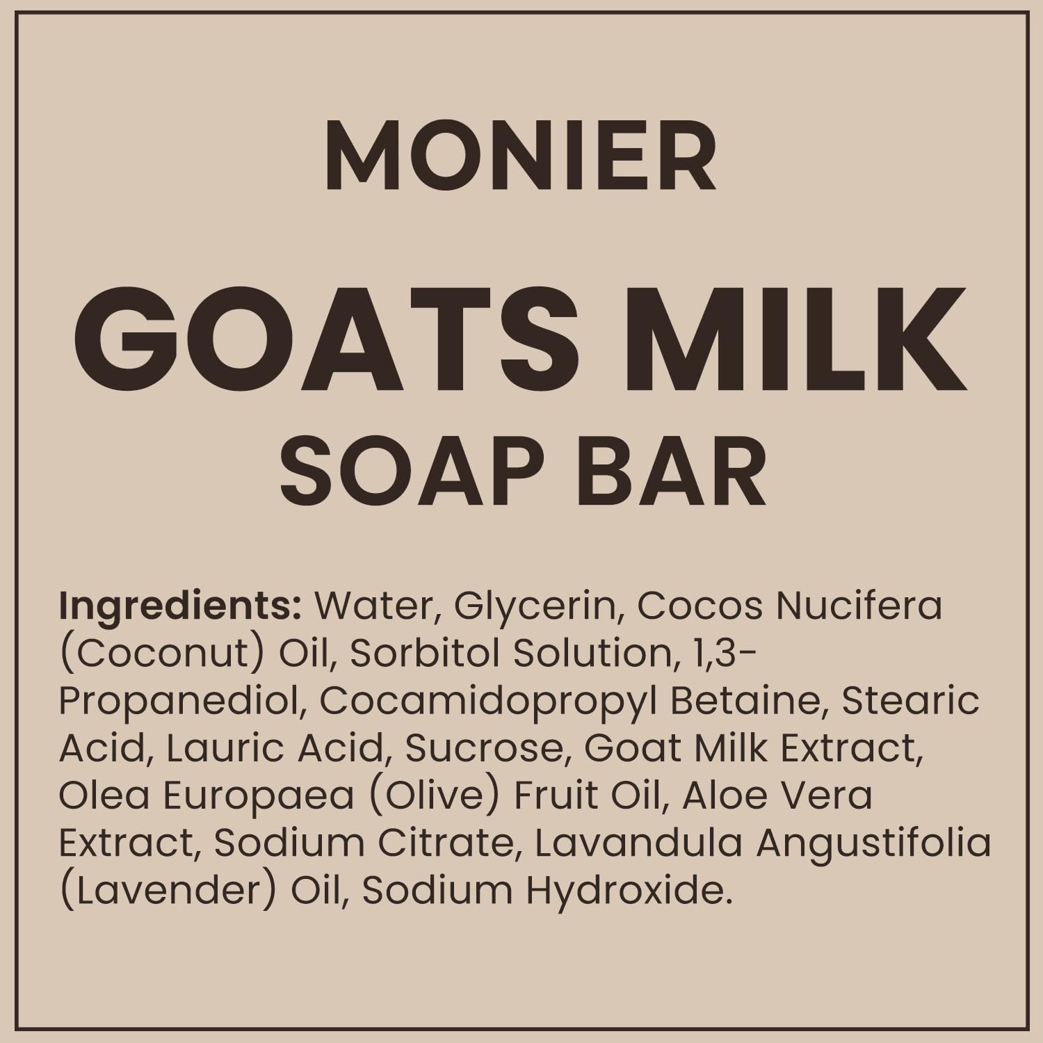 MONIER family-run brand story highlights handcrafted premium goat milk soap