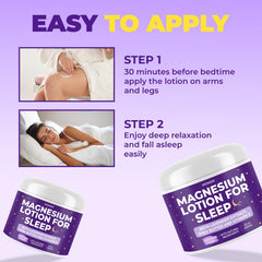 MONIER Magnesium Lotion for Sleep applied to chest for a relaxing evening routine.