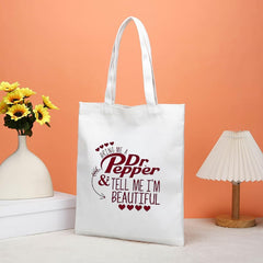 MONNYCAR Dr Pepper bag durable material indicates long-lasting travel use