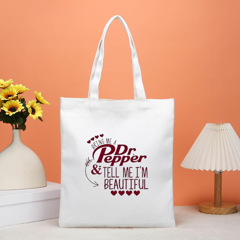 MONNYCAR Dr Pepper bag print detail highlights playful motivational styling