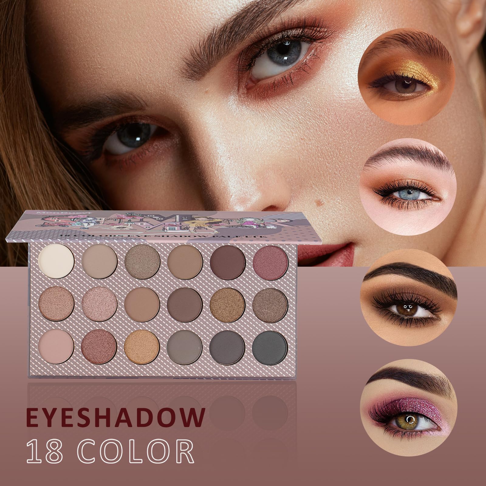 MONRUEVT concealer palette-15-colors offers shade range for even skin tone and flawless coverage.