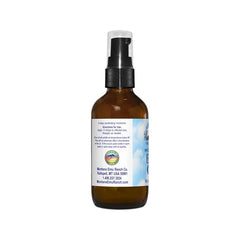 Close-up of Montana Emu Ranch Emu Oil in glass bottle, pure and stable