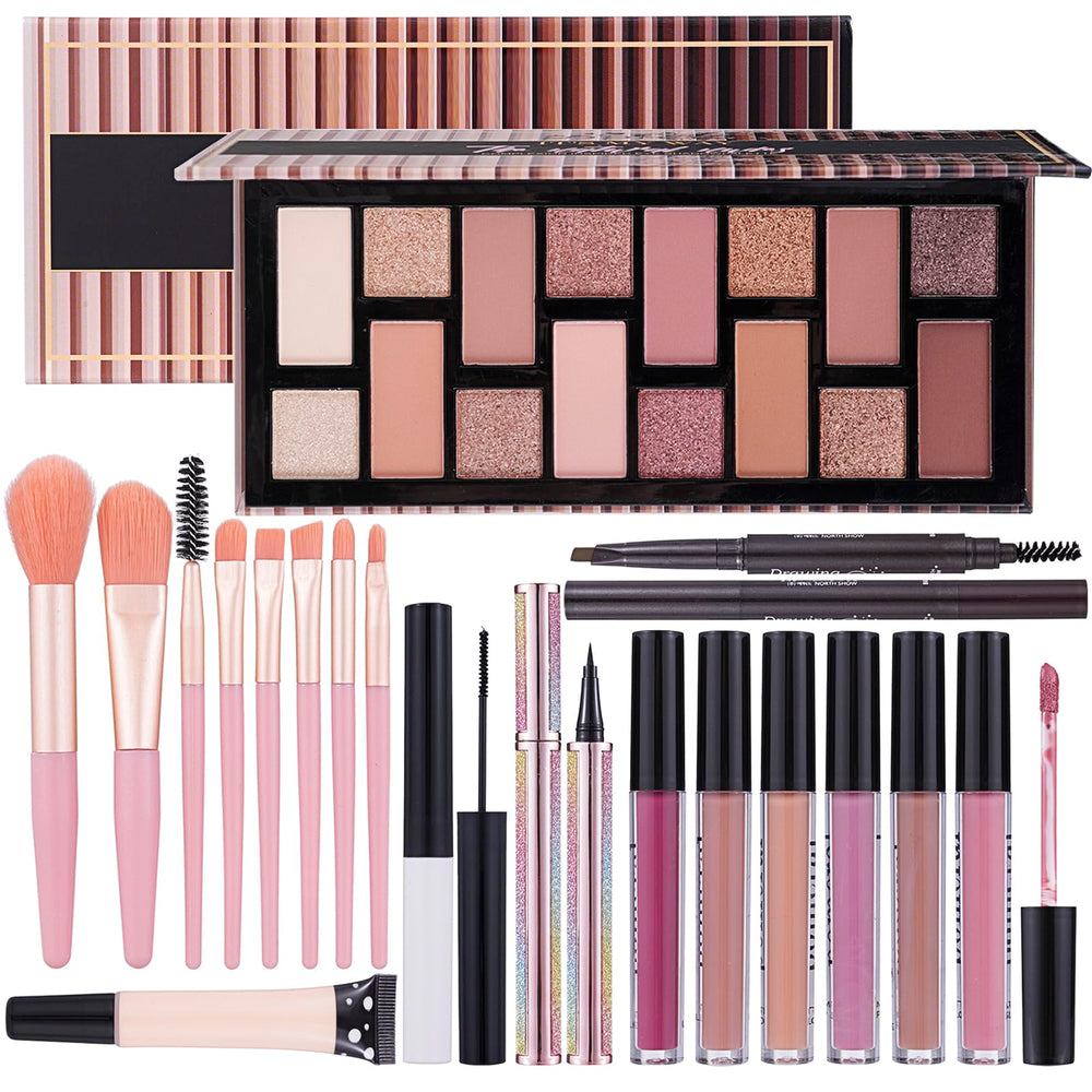 Moobirlet teen makeup kit eyeshadow palette shows rich pigments for versatile looks.