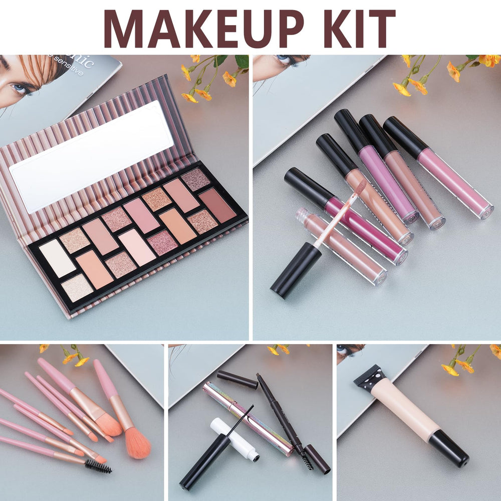 Moobirlet teen makeup kit full kit compact case ideal for travel and storage.