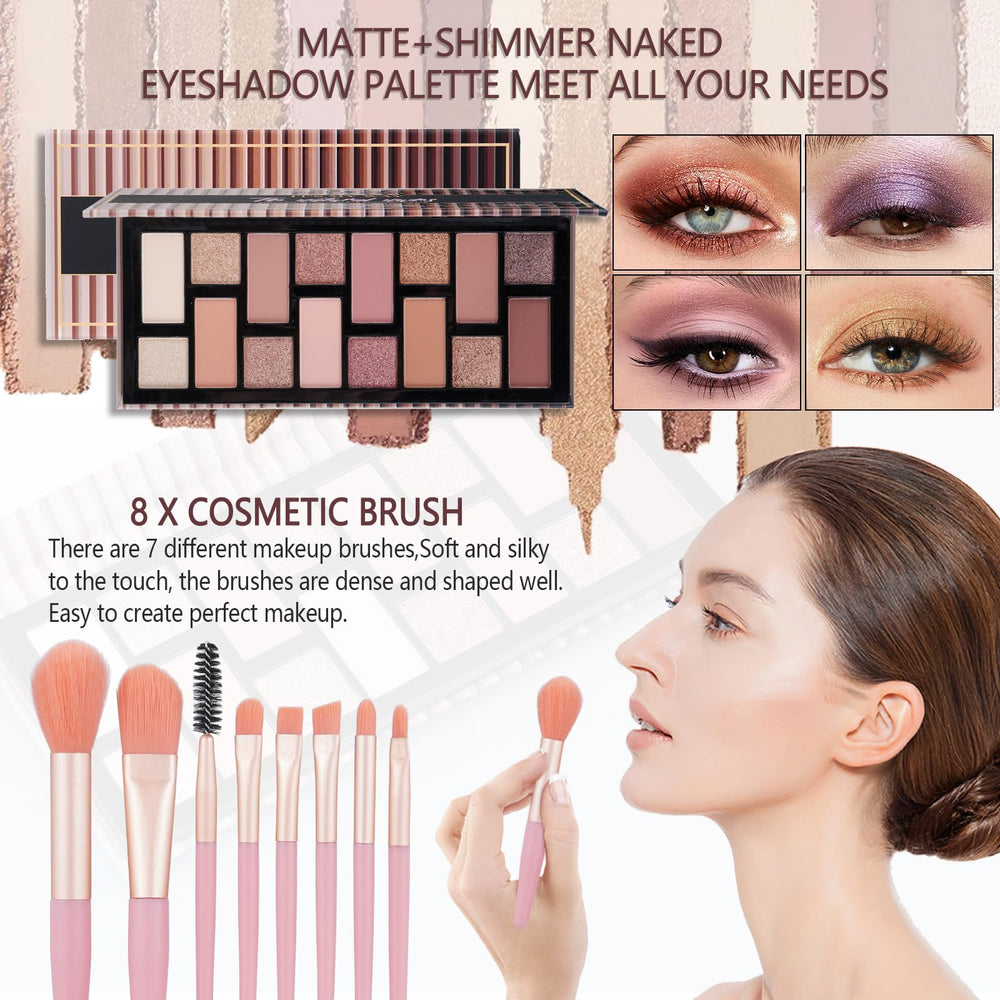 Moobirlet teen makeup kit lipgloss set delivers shine and smooth lip feel.