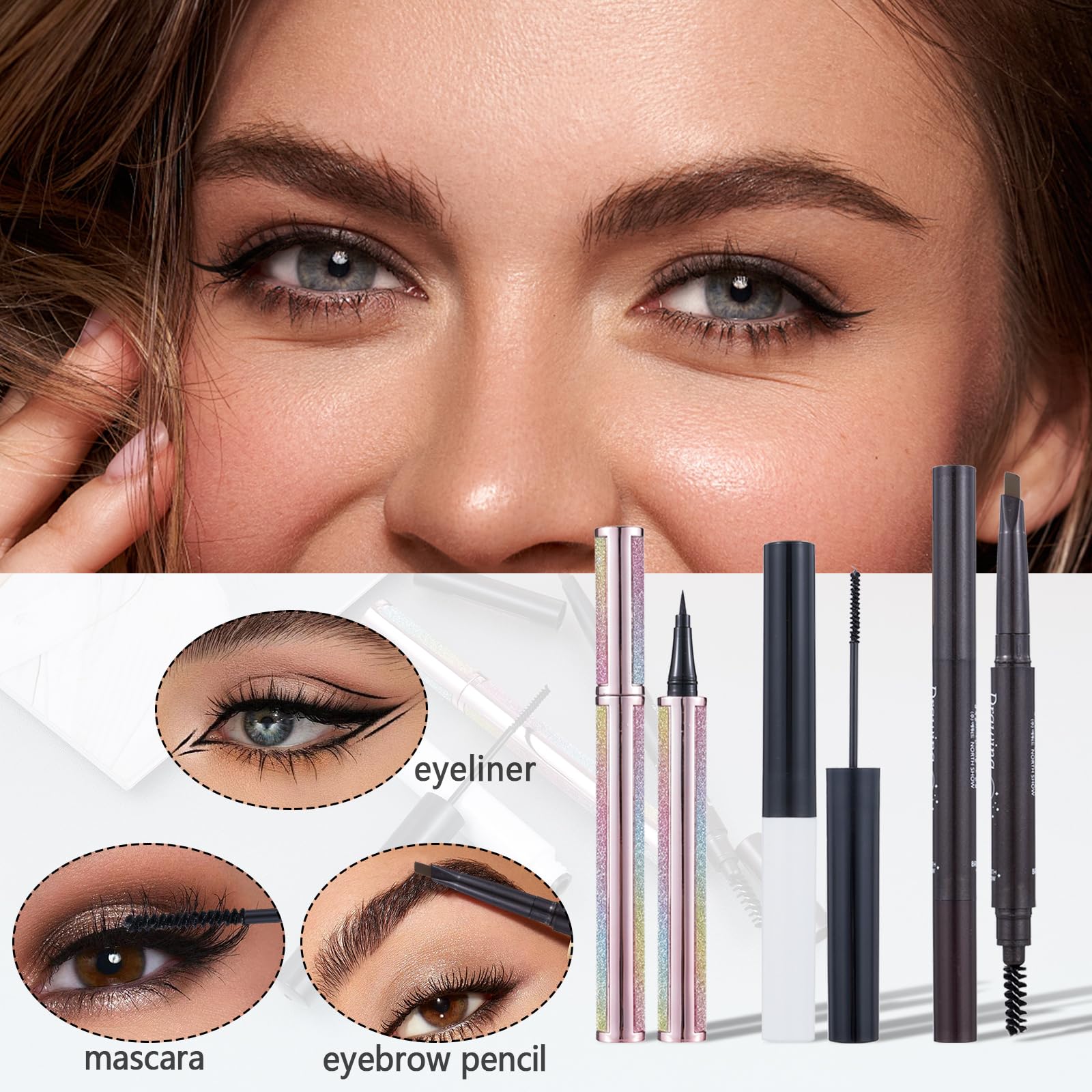 Moobirlet teen makeup kit mascara coats lashes with volume and length.