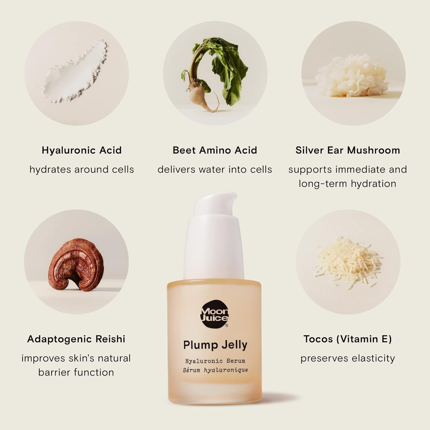 Moon Juice Plump Jelly mushroom and barrier-friendly moisture hint