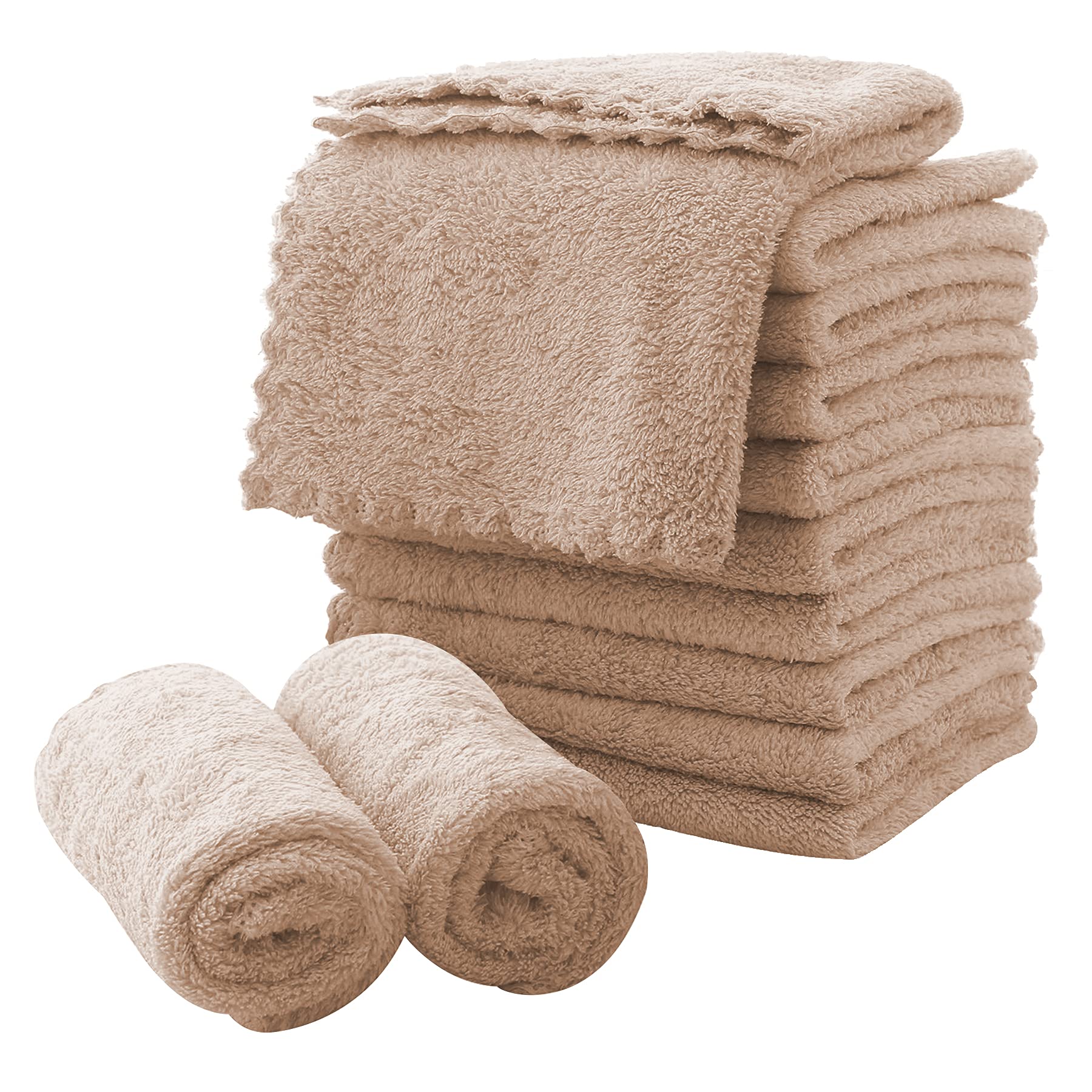 MOONQUEEN microfiber face cloths pack for quick makeup removal and gentle exfoliation.