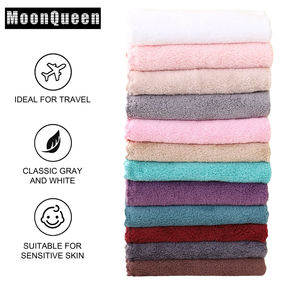 MOONQUEEN travel-friendly face cloths fit in cosmetic bags for touch-ups