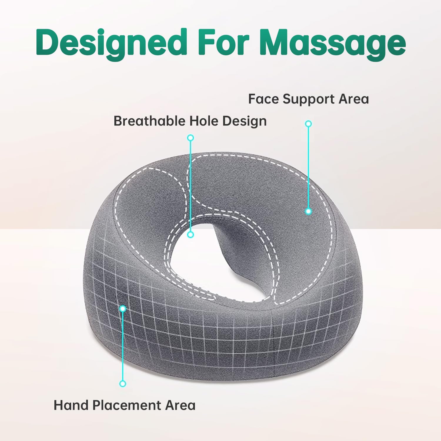 MOONYOOOY eye surgery post-op support pillow aids comfortable face-down recovery