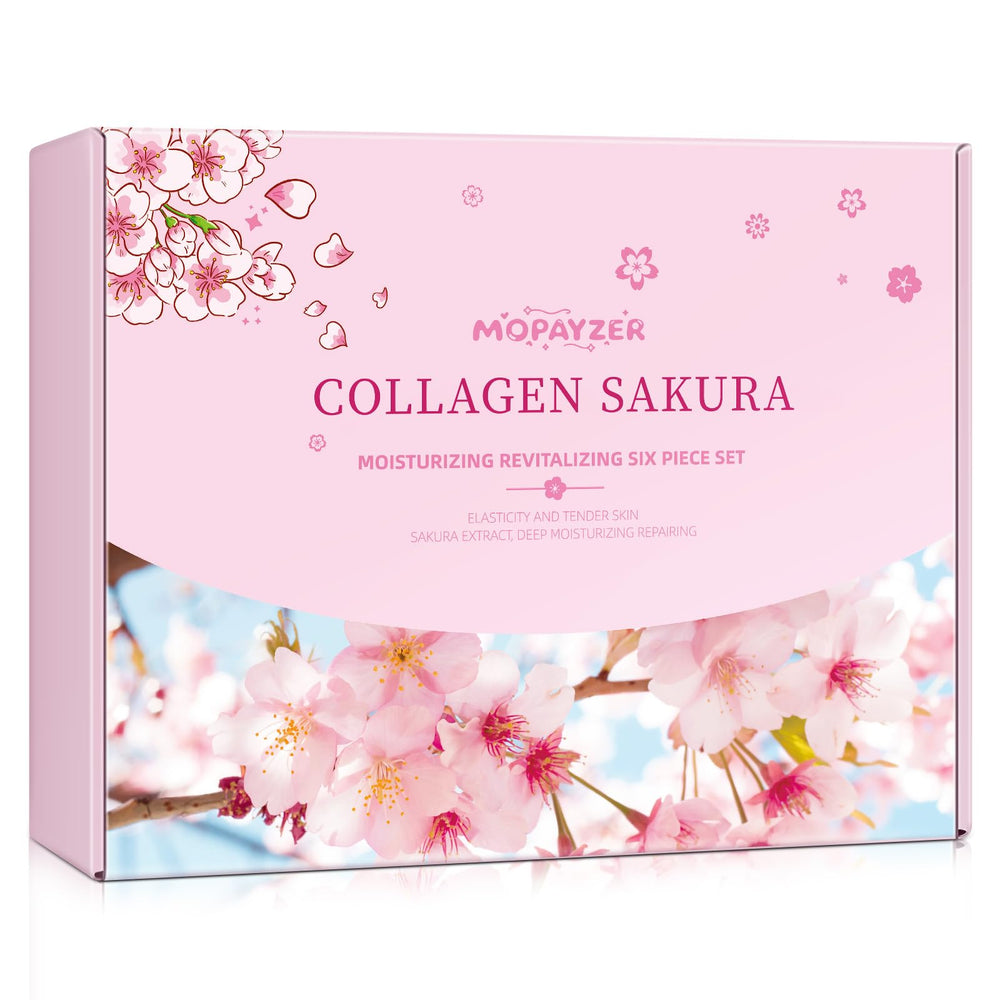 Mopayzer Collagen Sakura gift set packaging ready for gifting occasions like holidays.