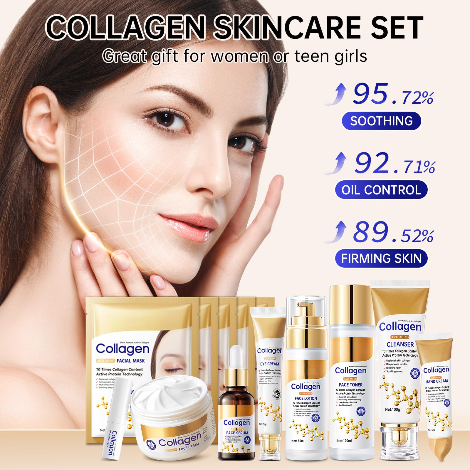 Mopayzer collagen-set-hand-cream-tube nourishes hands and keeps skin soft