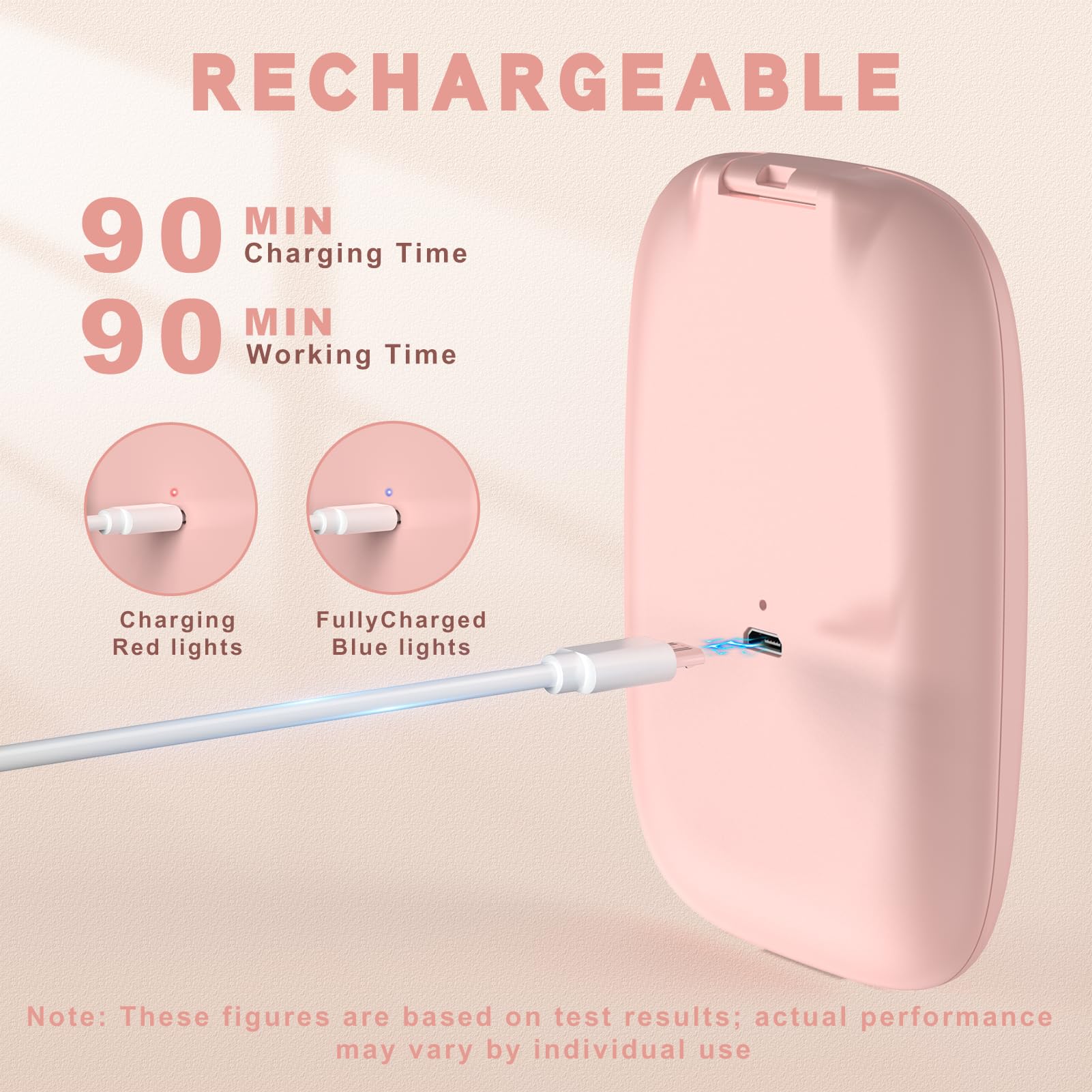 Mopis 3 light modes for accurate makeup under any lighting