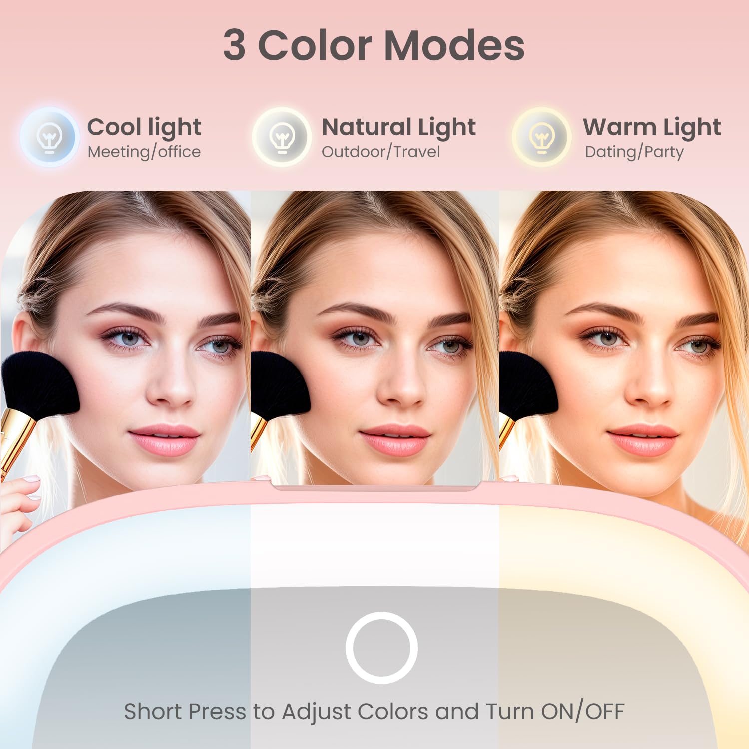 Mopis dimmable brightness adapts to lighting conditions during use