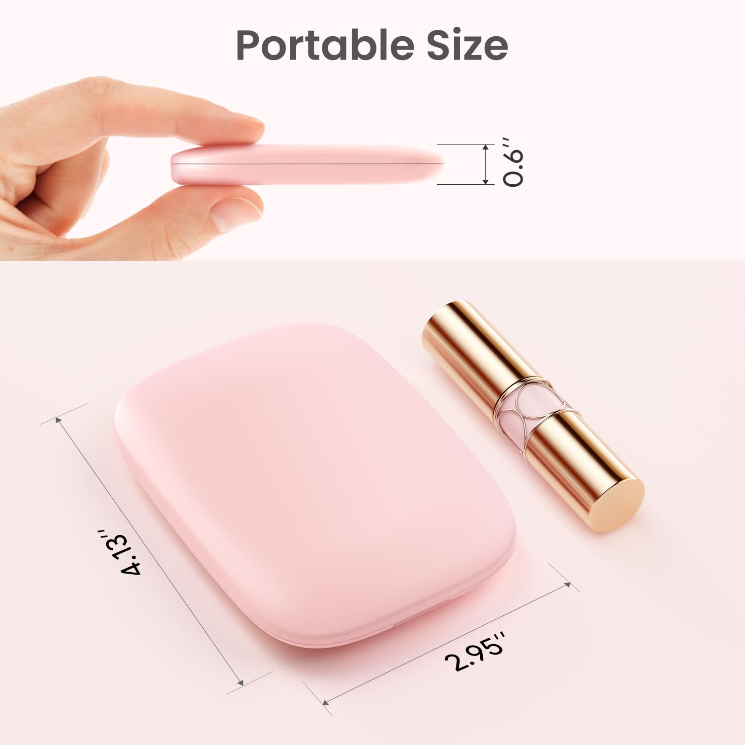 Mopis portable mirror for women designed for on-the-go grooming