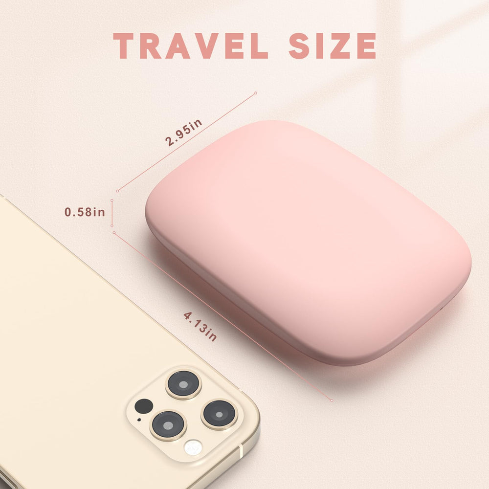 Mopis USB-C rechargeable mirror with full-angle LED ring