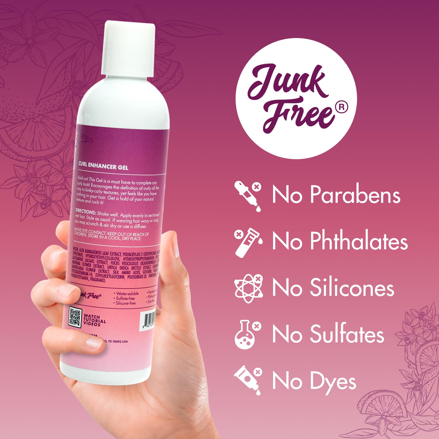 MopTop Curl Enhancer Gel after-diffuse shine and defined curls