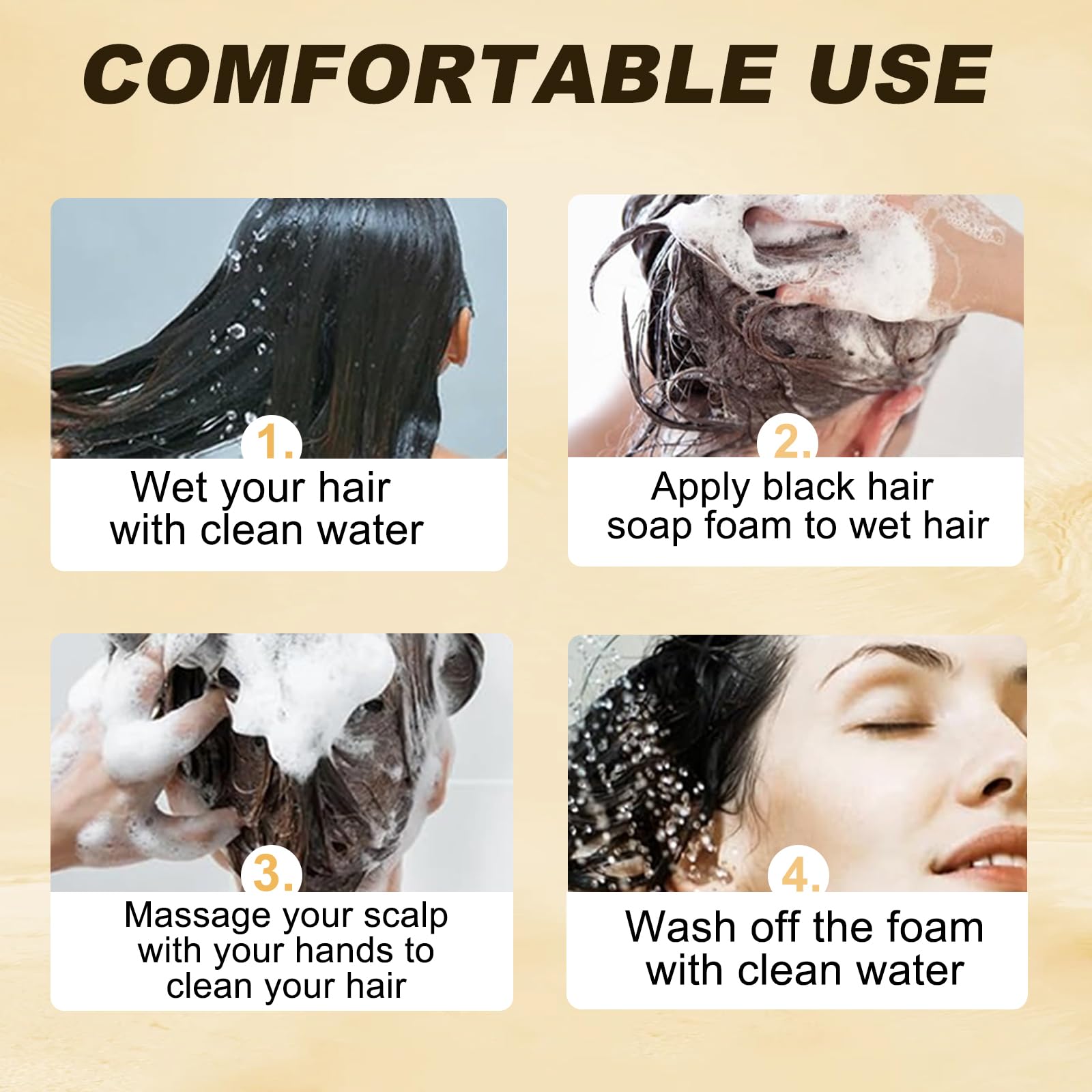 MoraZoge gray hair reverse bar soap ingredients reveal ginseng and bamboo charcoal actions.