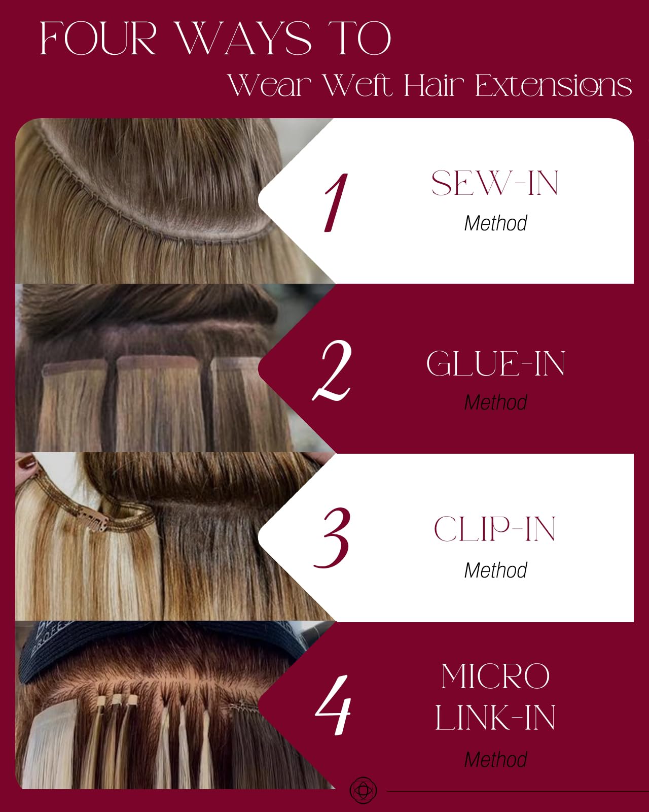Moresoo 18-inch extensions display long, dramatic length for enhanced volume.