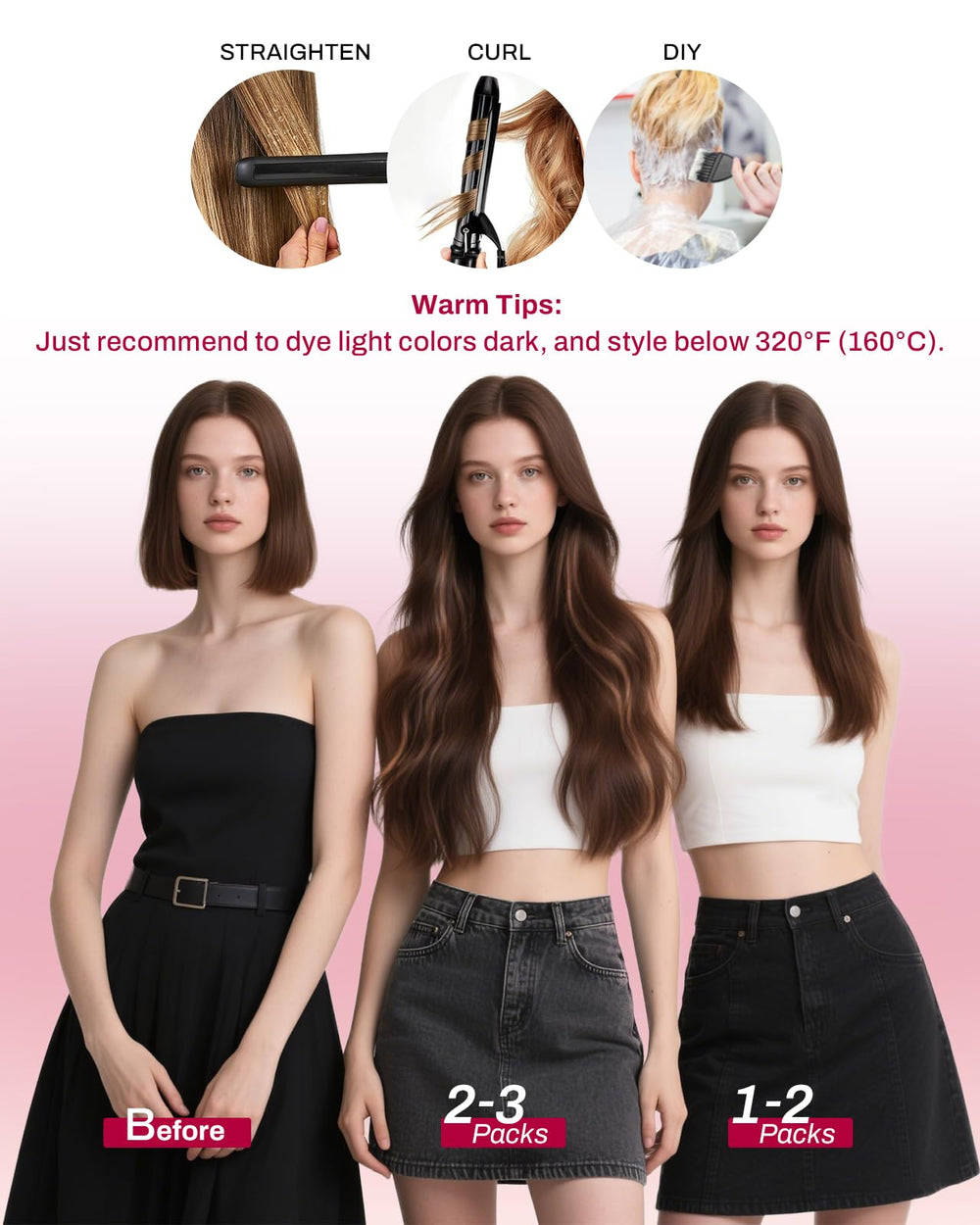 Moresoo clip-in extensions Dark ash blonde offers cool-toned contrast.