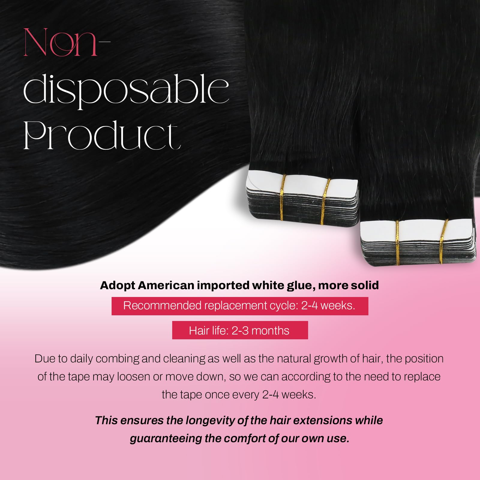 Moresoo Remy hair weft close-up with aligned cuticles for natural blending.