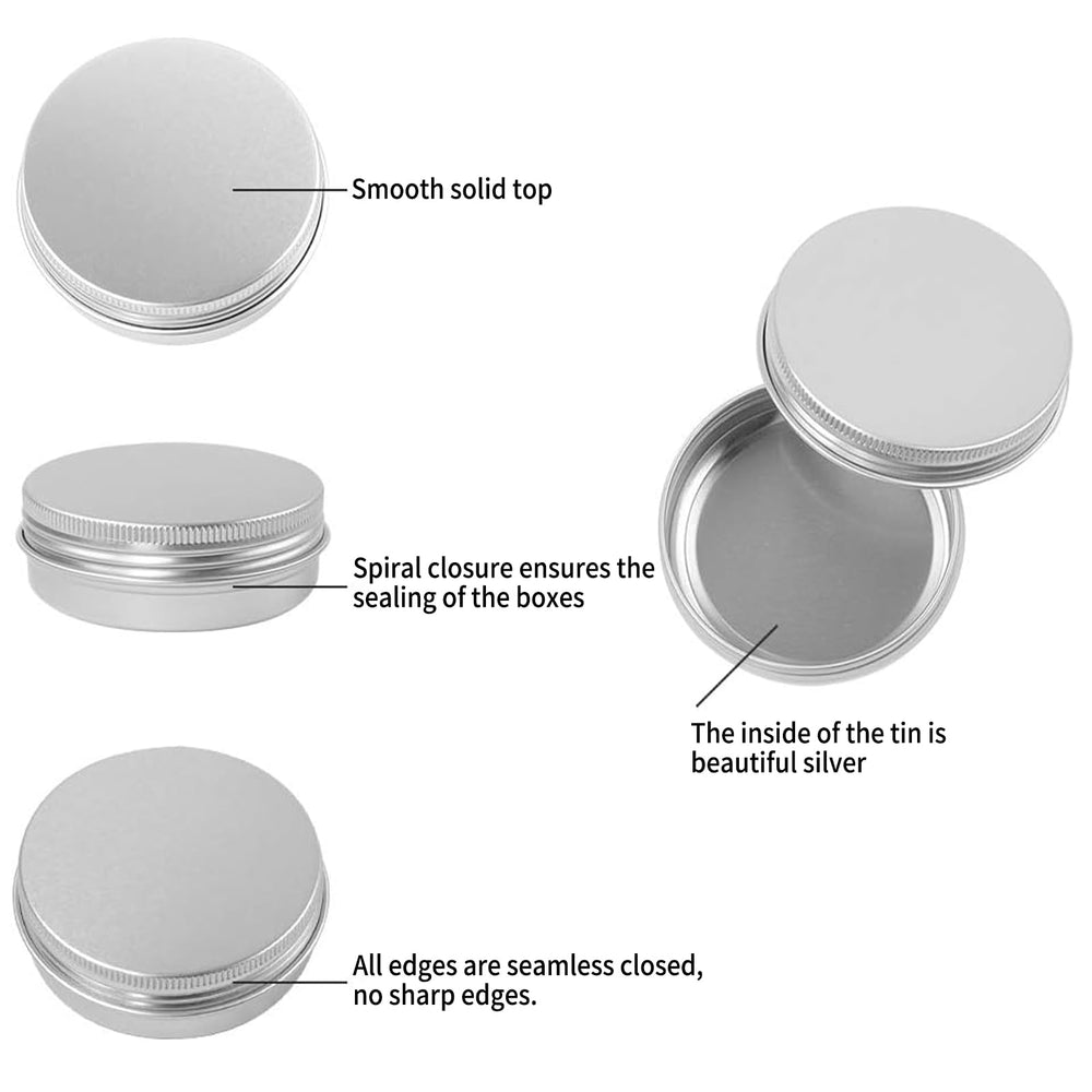 Moretoes 2oz tin for candles, beads, or coins, sturdy and portable for crafts on the move.