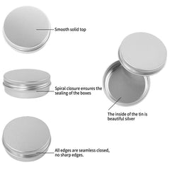 Moretoes 2oz tin for candles, beads, or coins, sturdy and portable for crafts on the move.