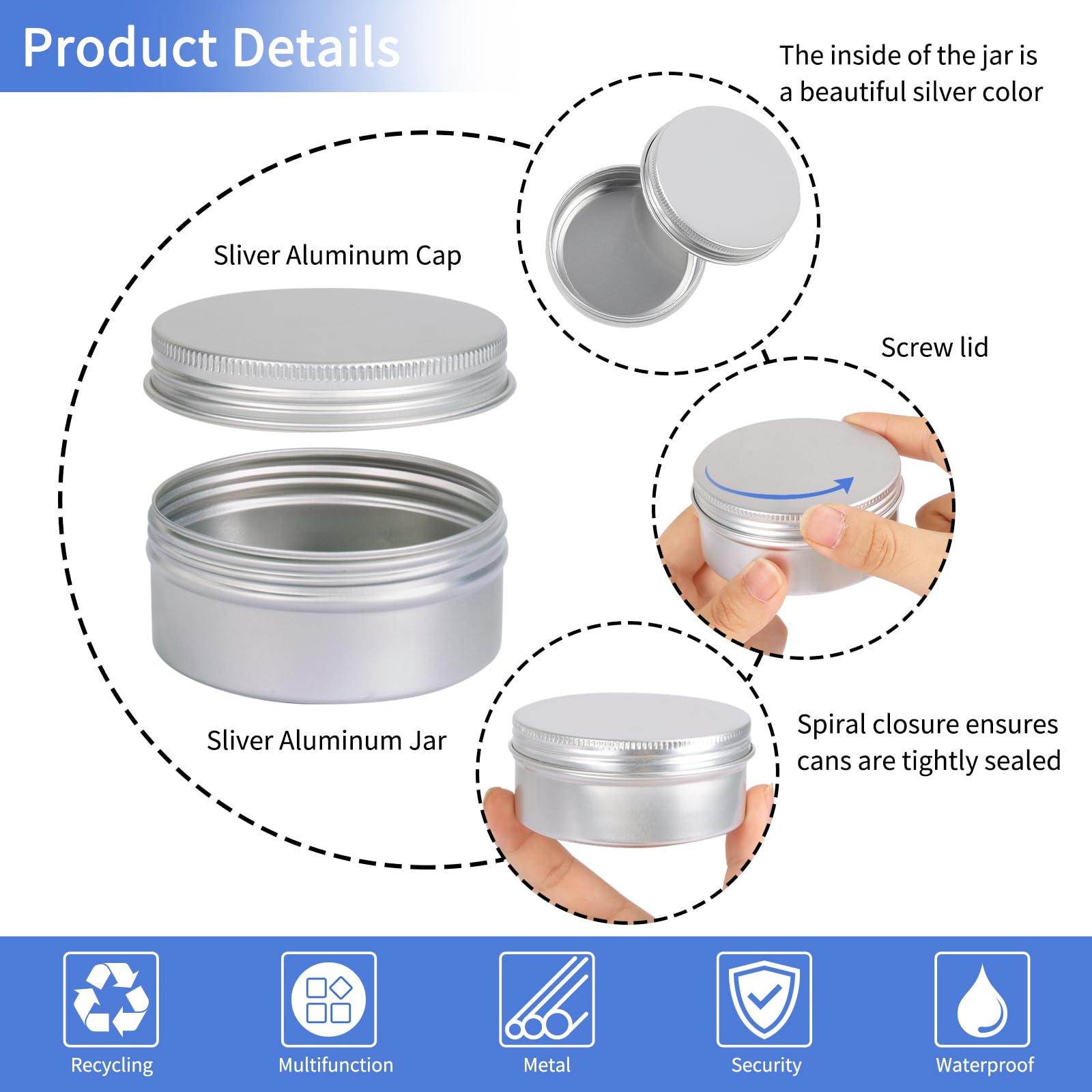 Moretoes 4oz tin used for ointment storage