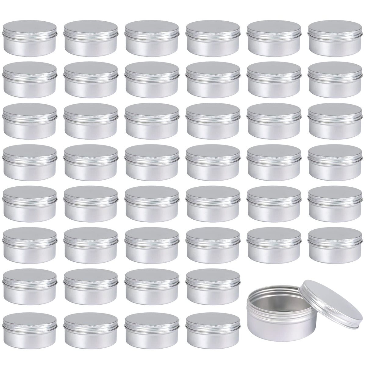 Moretoes 4oz tin open with lid for compact DIY storage