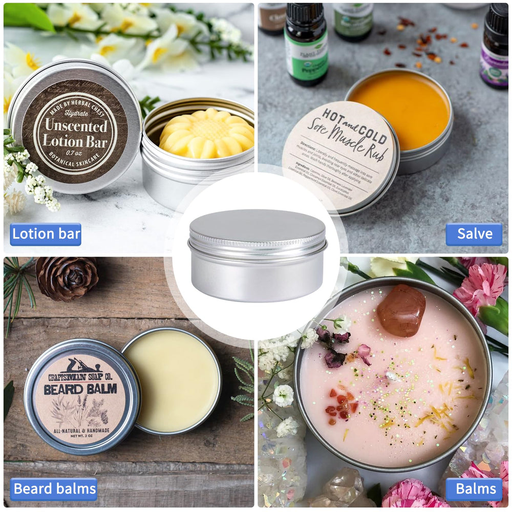 Moretoes 4oz tins ideal for travel-size products