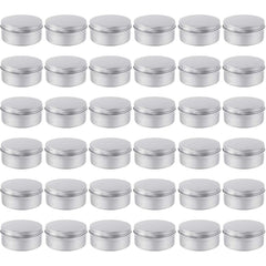 Moretoes 4oz aluminum tin with screw lid for secure candle and salve storage.