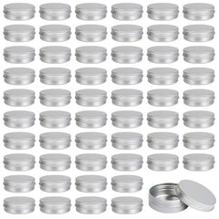 Moretoes 60-pack tins with screw lids for bulk balm storage.