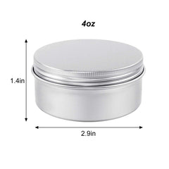 Moretoes candle tin close-up highlights leak-proof twist cap and smooth edges.