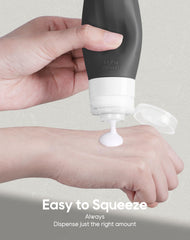 Morfone BPA-free silicone material ensures soft squeezability and safe storage.