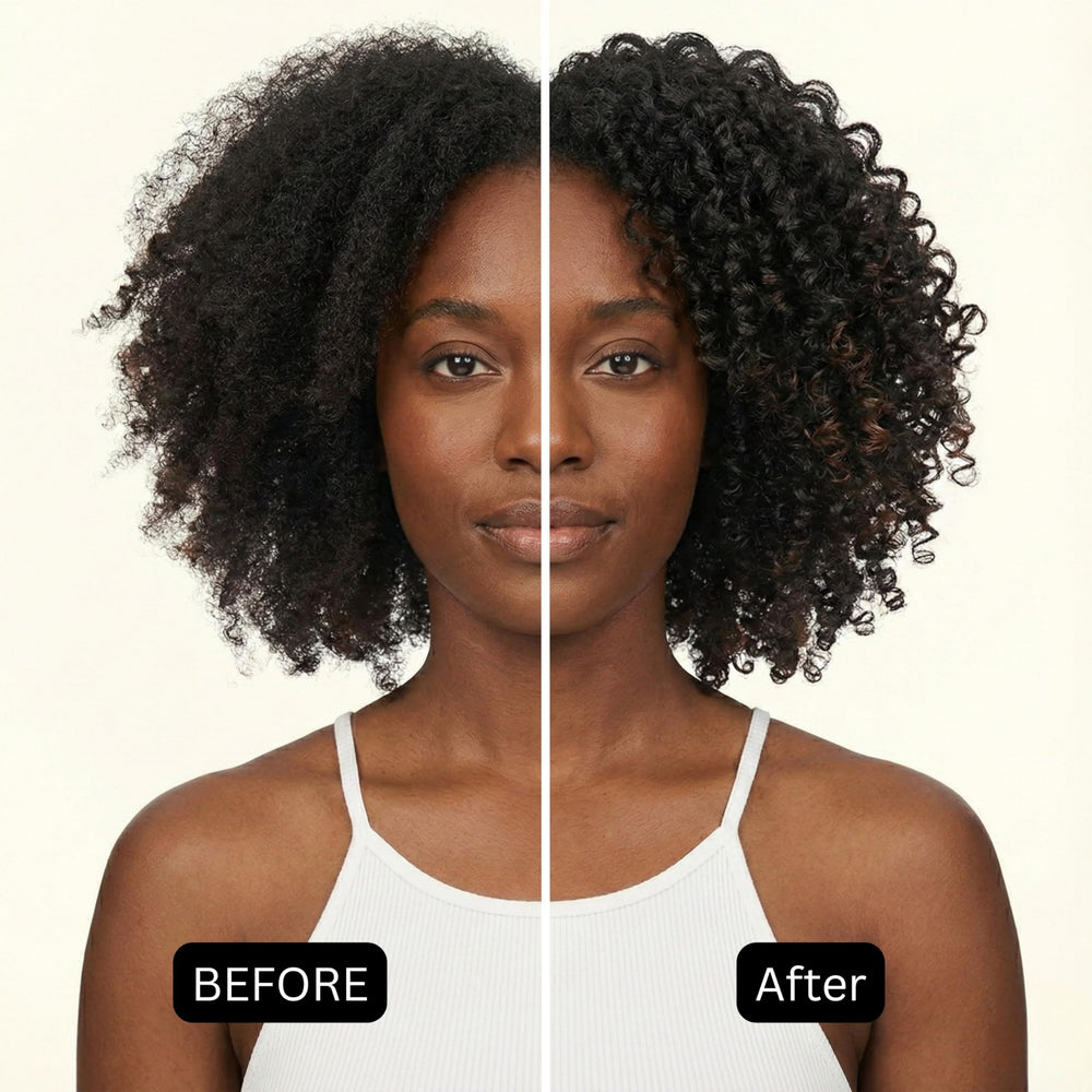 Morfose Milk Therapy heat protection during styling shown