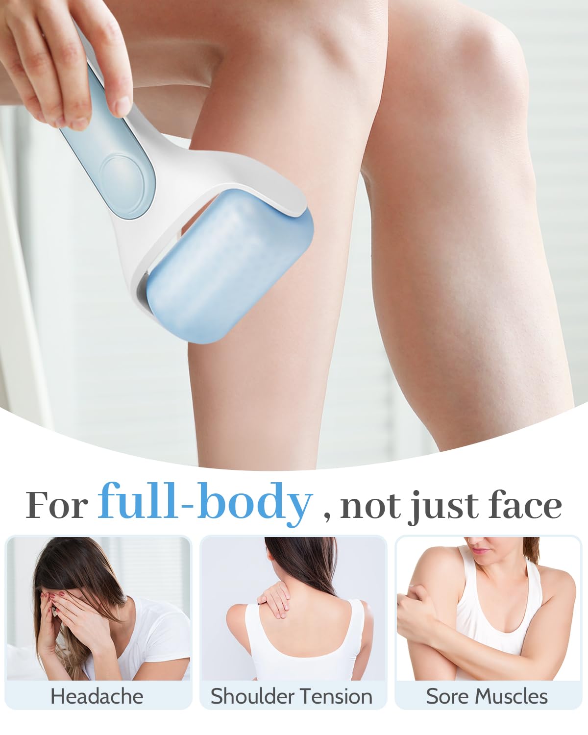 MORGLES Ice Roller carry case keeps it clean and travel-ready.