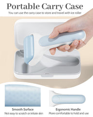 MORGLES Ice Roller ergonomic handle ensures comfortable, precise use.