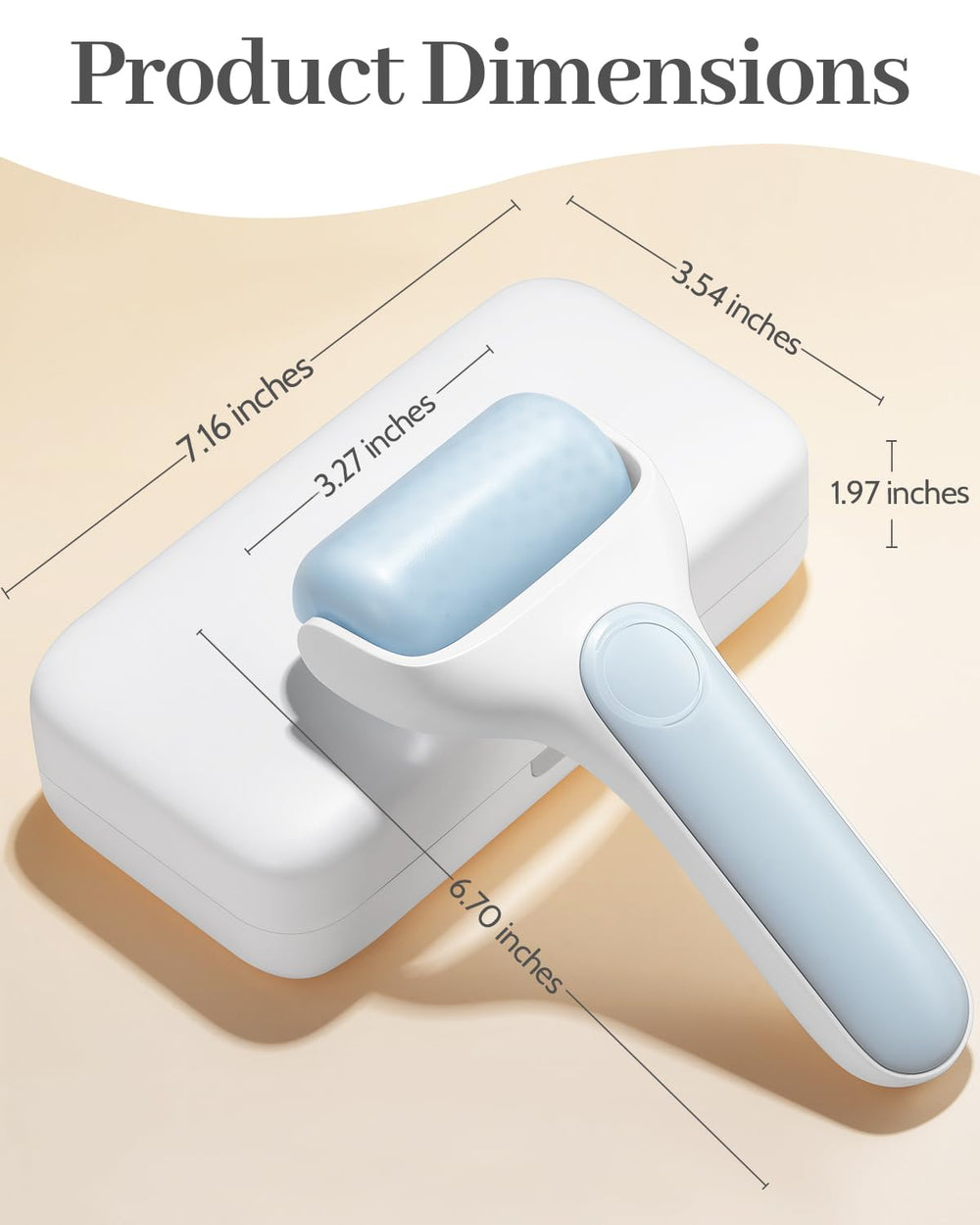 MORGLES Ice Roller travel-friendly design fits easily in a bag.