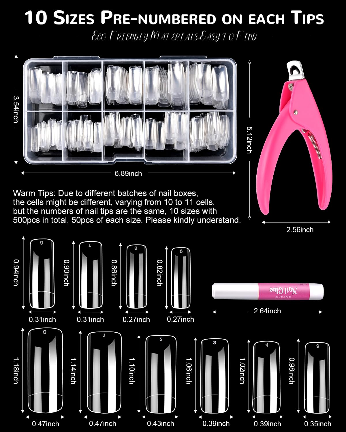 MORGLES 5-pcs nail glues set provides secure adhesion for long-lasting manicures