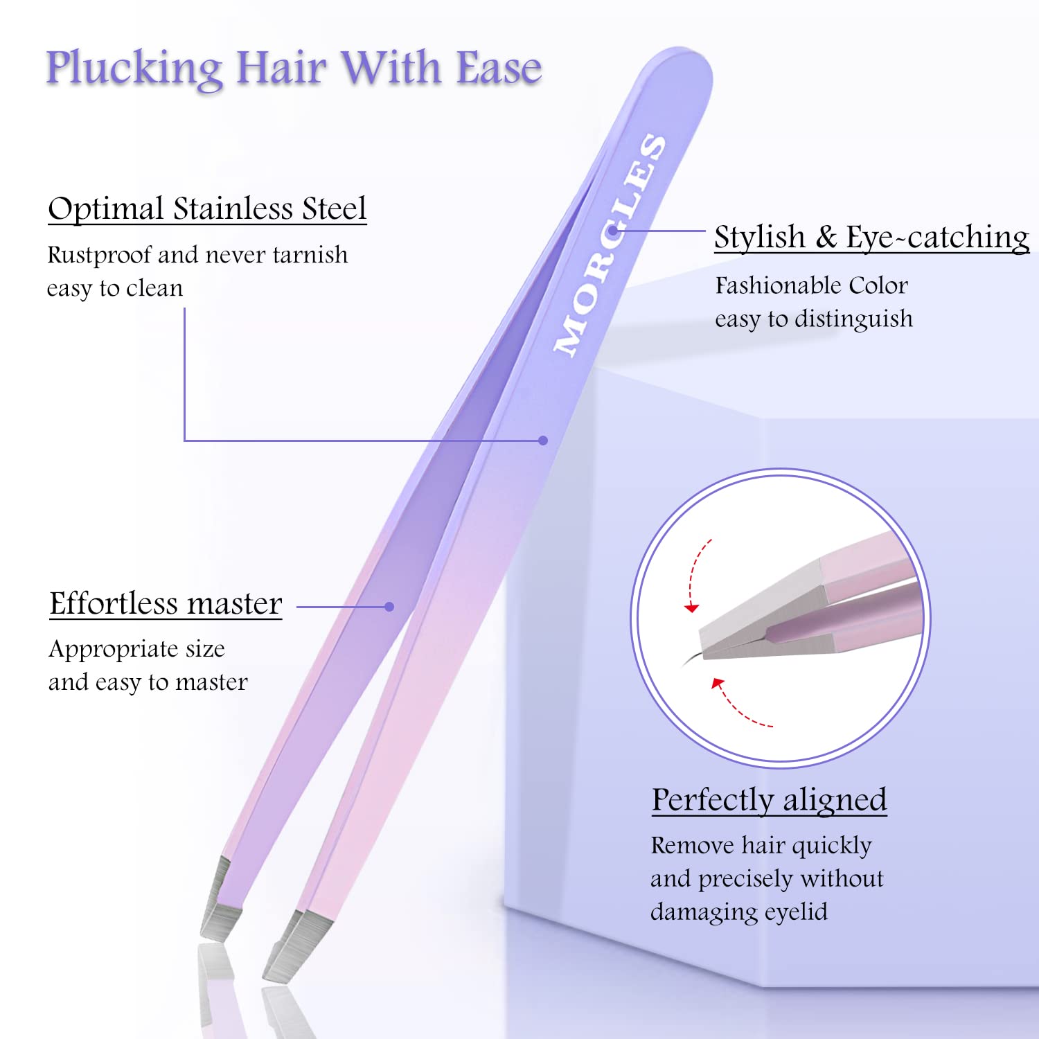 MORGLES 9-piece nail clippers kit with portable case for precise trimming