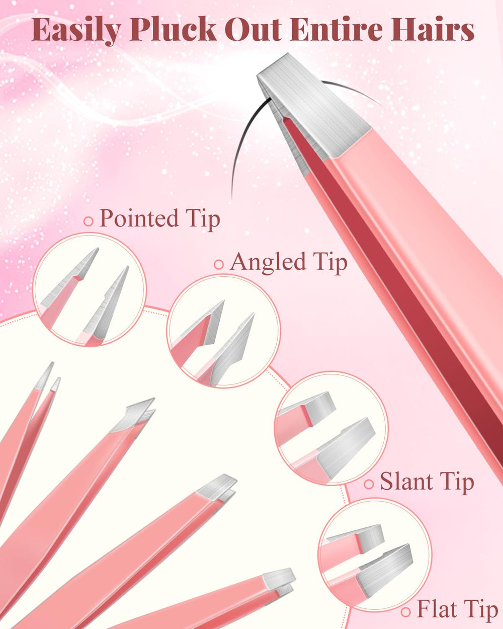 MORGLES Acne Tweezers offer fine tips for targeted blemish removal
