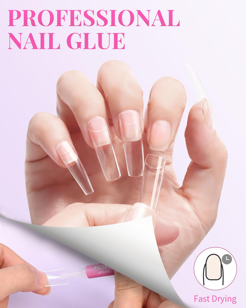 MORGLES acrylic nail clipper delivers clean cuts for precise tips