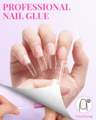 MORGLES acrylic nail clipper delivers clean cuts for precise tips