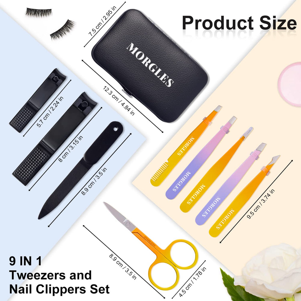 MORGLES curved scissors help trim nails smoothly