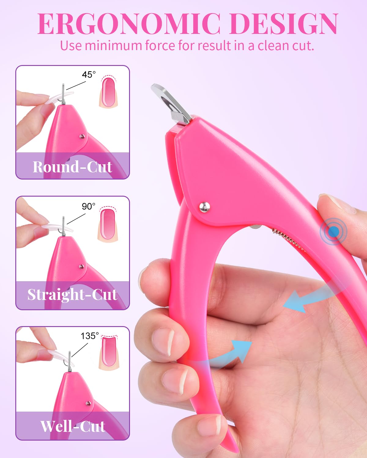 MORGLES cuticle fork helps prep nails quickly and neatly