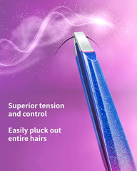 MORGLES Eyebrow Tweezers slant tip for quick, clean brow hair removal.