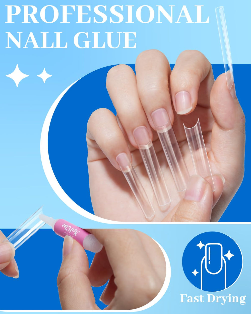 MORGLES included nail-art tools kit shown for DIY application.