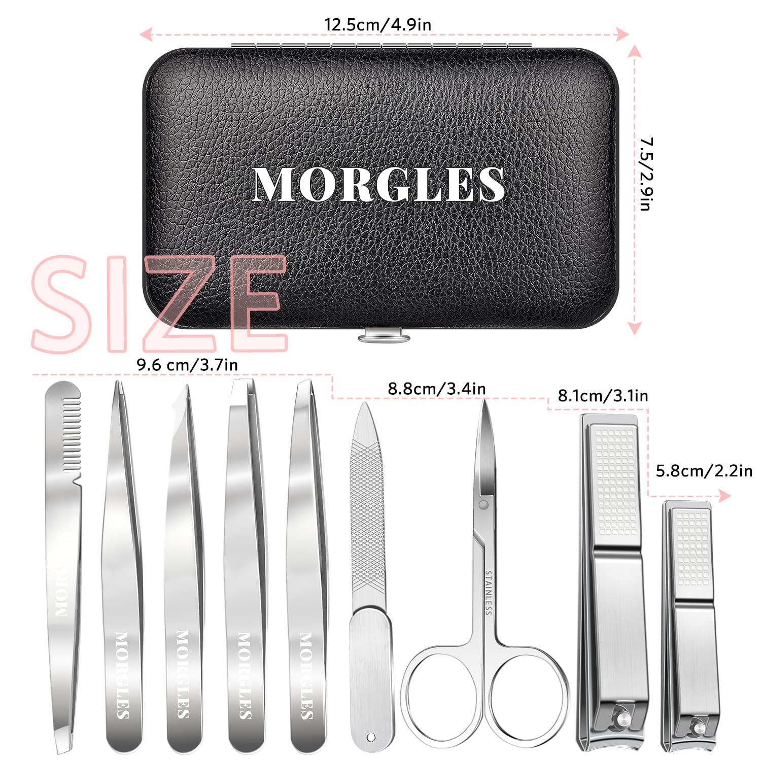 MORGLES nail clippers tackle thick nails with clean edges.
