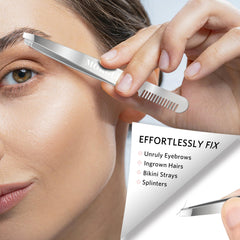 MORGLES pointed tweezers for precise grip and quick target plucking.